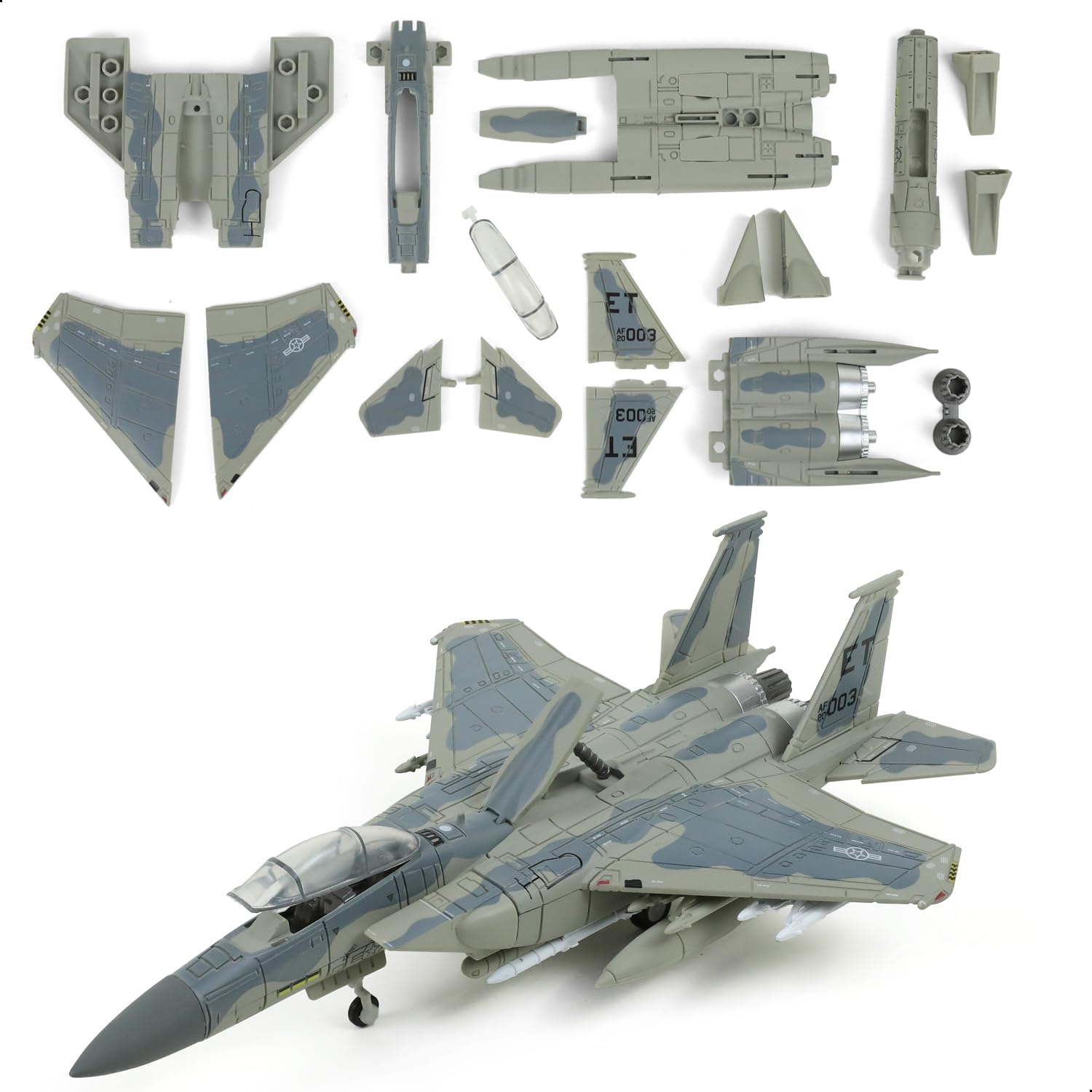 Model Airplane Plastic - 1/72 F-15EX Eagle II Amerikanisches Luftwaffen-Kampfflugzeug,