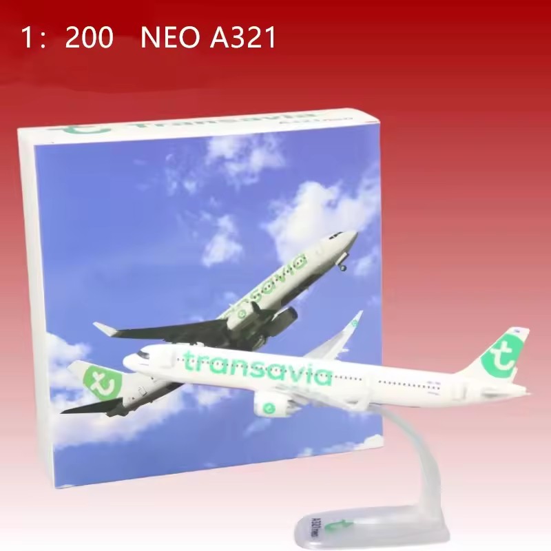 Model Airplane Plastic - Maßstab 1:200 Modell Marabu/Play/Vueling/A320neo Österreichisch/Transavia Air